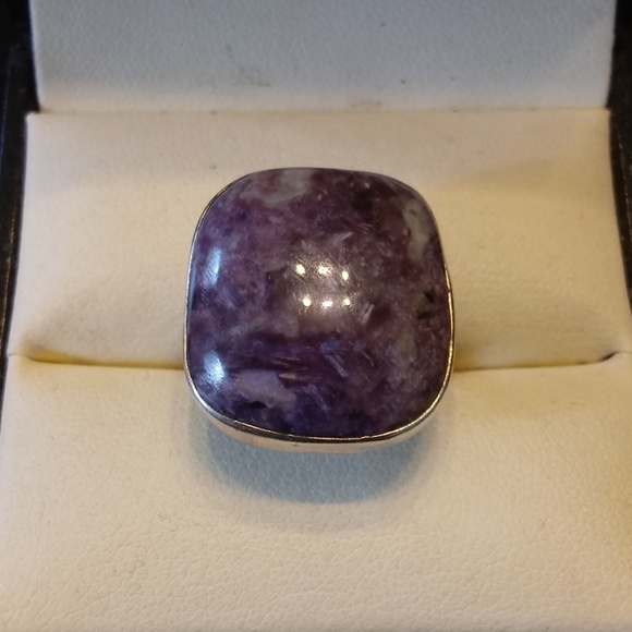 9ctw Vintage Purple Quartz 925 Sterling - Picture 4 of 7